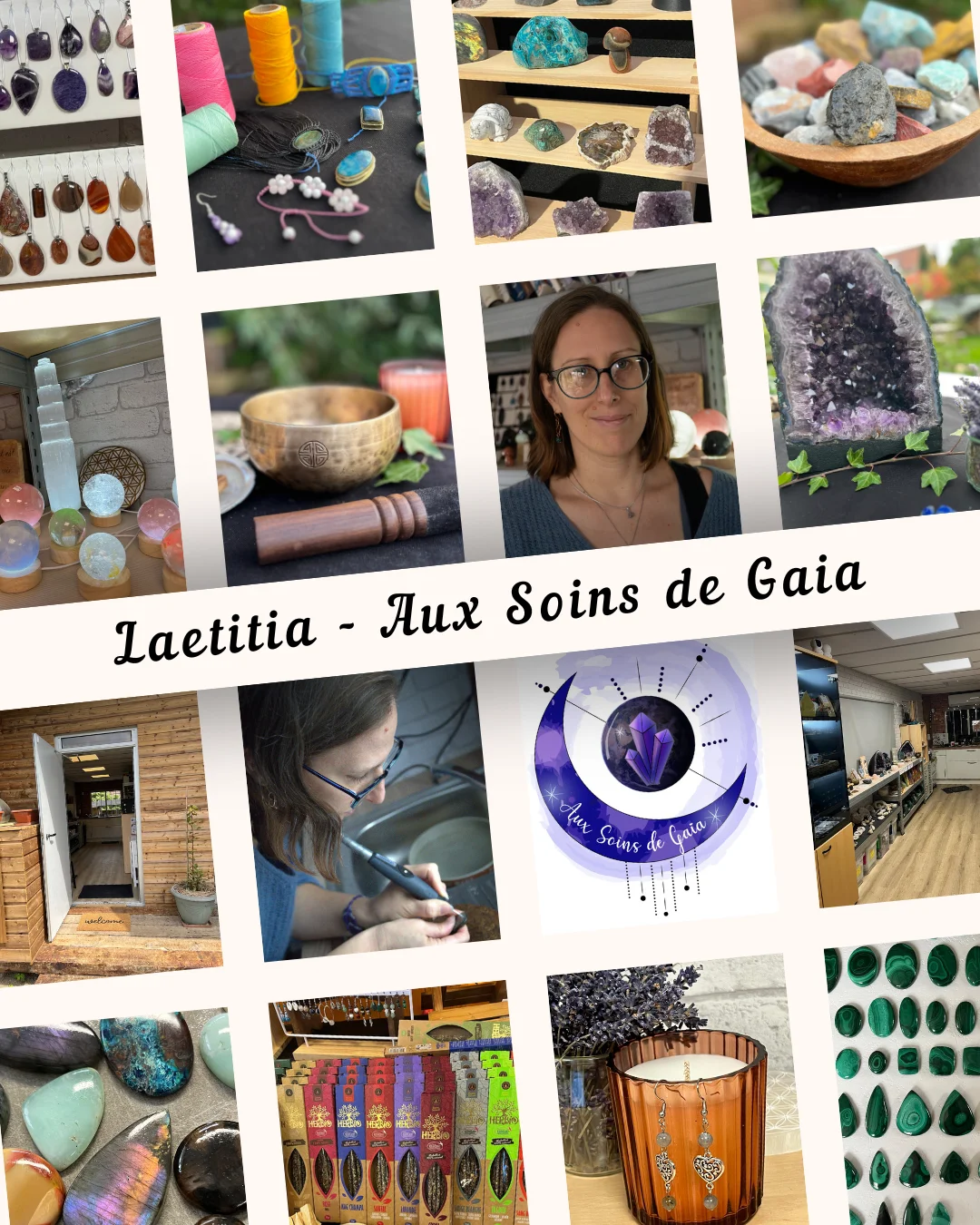 Laetitia et son univers de pierres et créations à Waldolwisheim